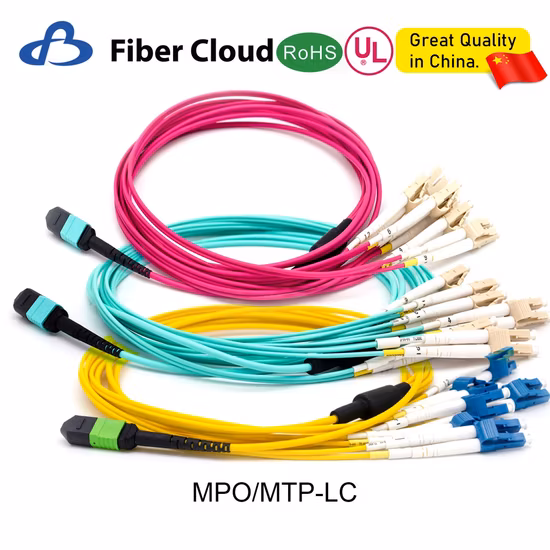 Câble de raccordement de dérivation MTP MPO Jumper de haute qualité