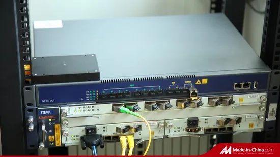 Ports FTTX Gpon Olt 16 Pon, 10 Ge, prise en charge double alimentation, compatible avec Huawei, ZTE ONU