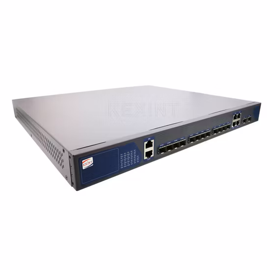 Ports FTTH 16 Pon Gpon Olt avec 2 ports 10ge SFP+ 16 SFP Pon